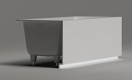 Ниша для ног с подсветкой во фронтальном экране